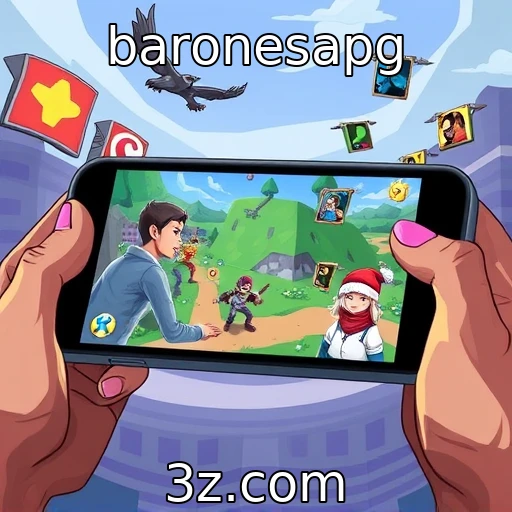 Crescimento do mercado de jogos móveis no Brasil - baronesapg